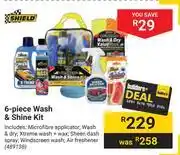 Builders Warehouse Shield 6-piece wash & shine kit 489138 offer