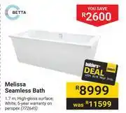 Builders Warehouse Betta melissa seamless bath 772645 offer