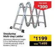 Steadystep multi step ladder