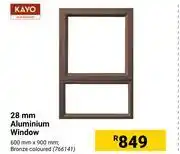 Builders Warehouse Kayo 28mm aluminium window offer