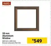 Builders Warehouse Kayo 28mm aluminium window offer