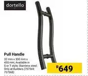 Builders Warehouse Dortello pull handle offer