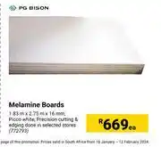 Builders Warehouse Pg bison melamine boards-each offer