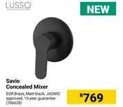 Lusso savio concealed mixer