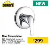 Builders Warehouse Builders nova shower mixer offer