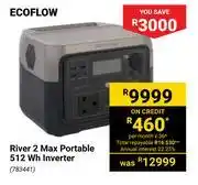 Builders Warehouse Eco flow river 2 max portable 512 wh inverter offer