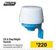 Builders Warehouse Major tech 25a day/night switch offer