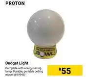 Builders Warehouse Proton budget light offer