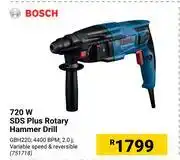 Builders Warehouse Bosch 720w sds plus rotary hammer drill offer