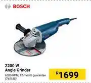 Builders Warehouse Bosch 2200w angle grinder offer