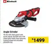 Builders Warehouse Einhell angle grinder offer