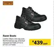 Razor boots-per pair