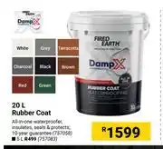 Builders Warehouse Fired earth rubber coat-20l offer