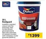 Builders Warehouse Dulux roofguard-20l offer