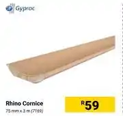 Builders Warehouse Gyproc rhino cornice 75mm x 3m offer