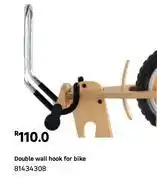 Leroy Merlin Double wall hook for bike 81434308 offer