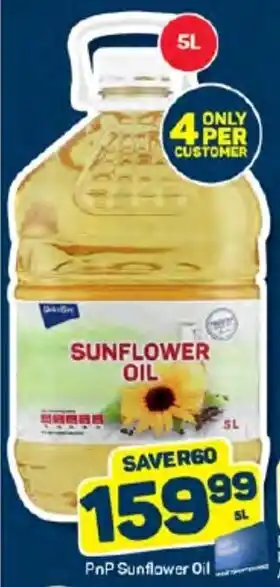 Pick n Pay PnP Sunflower Oil offer
