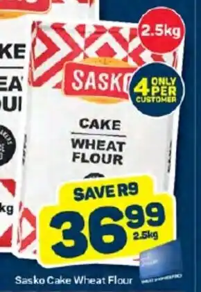 Pick n Pay Sasko Cake Wheat Flour 2.5kg offer