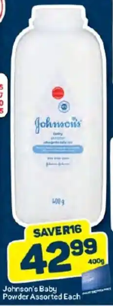 Pick n Pay Johnson's Baby Powder Assorted Each offer
