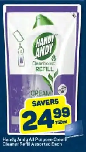 Pick n Pay Handy Andy All Purpose Cream Cleaner Refill Assorted Each offer