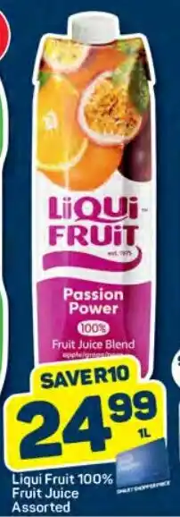 Pick n Pay Liqui Fruit 100% Fruit Juice Assorted offer