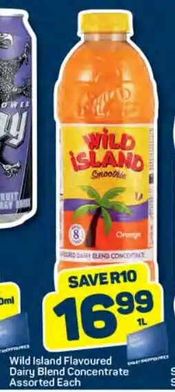 Pick n Pay Wild Island Flavoured Dairy Blend Concentrate Assorted Each offer