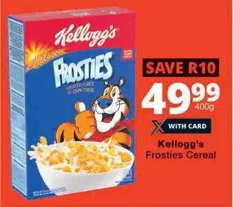 Checkers Kellogg's Frosties Cereal offer