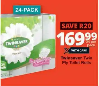 Checkers Twinsaver Twin Ply Toilet Rolls offer