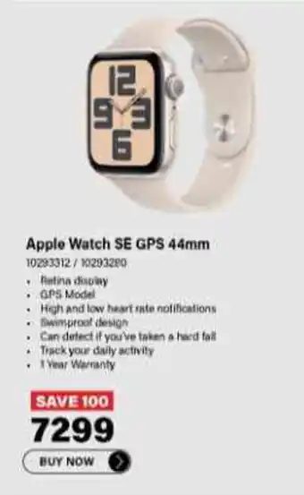 Incredible Connection Apple Watch SE GPS 44mm offer