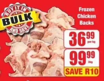 Boxer Frozen Chicken Backs offer