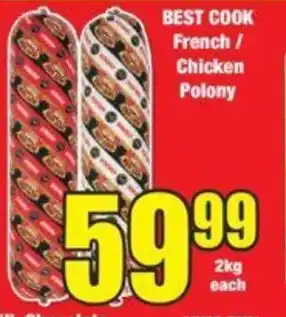 Boxer BEST COOK French/ Chicken Polony offer