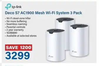 Incredible Connection Tp-link Deco S7 AC1900 Mesh Wi-Fi System 3 Pack offer