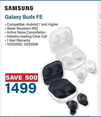Incredible Connection SAMSUNG Galaxy Buds FE offer