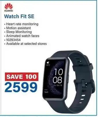 Incredible Connection HUAWEI Watch Fit SE offer
