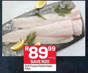 Pick n Pay PnP Frozen Petite Hake Fillet offer