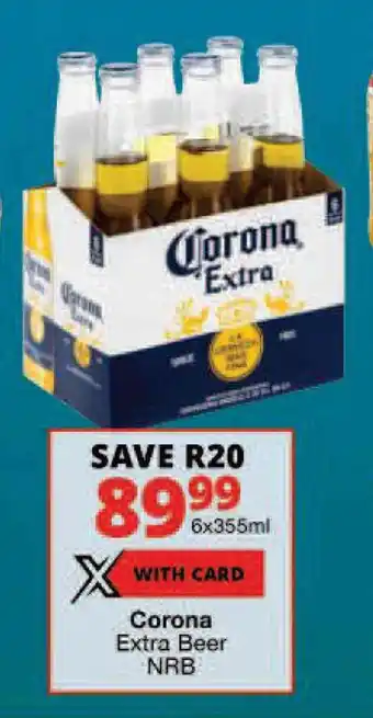 Checkers Corona Extra Beer NRB offer