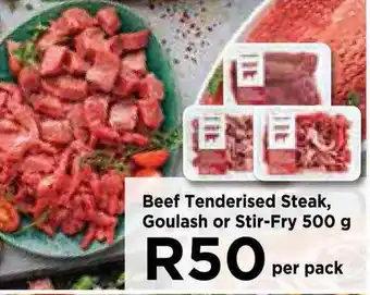 Food Lover's Market Beef Tenderised Steak, Goulash or Stir-Fry 500g offer