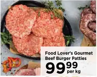 Food Lover's Market Food Lover's Gourmet Beef Burger Patties offer