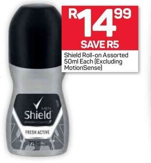 Pick n Pay Shield Roll-on Assorted 50ml offer