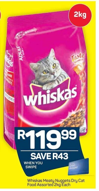 Whiskas cat 2024 food specials