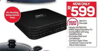 Pick n Pay HD ETV Decoder offer