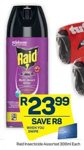Pick n Pay Raid Insecticide Assorted 300ml offer
