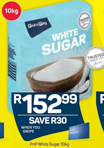 Pick n Pay PnP White Sugar 10kg offer