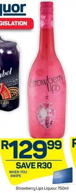 Pick n Pay Strawberry Lips Liqueur 750ml offer