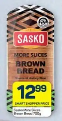 Pick n Pay Liquor Sasko More Slices Brown Bread 700g offer