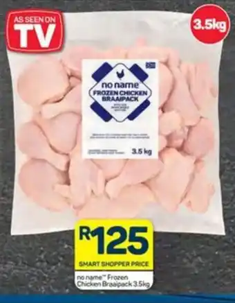 Pick n Pay Liquor No Name Frozen Chicken Braaipack 3.5kg offer