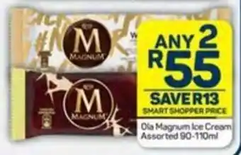 Pick n Pay Liquor Ola Magnum Ice Cream Assorted 90-110ml offer