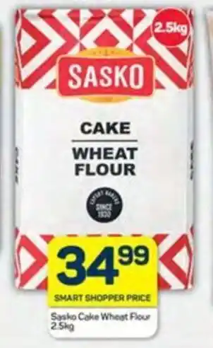 Pick n Pay Liquor Sasko Cake Wheat Flour 2.5kg offer
