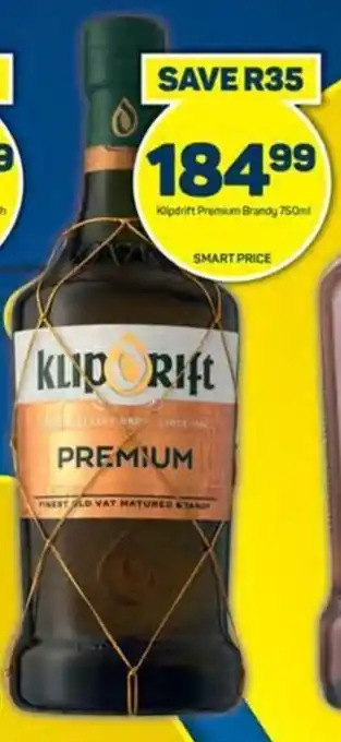 Pick n Pay Liquor Klipdrift Premium Brandy 750ml offer