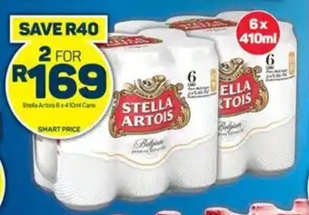 Pick n Pay Liquor Stella Artois 6x 410ml Cans offer